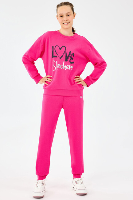 Kız Çocuk ESS Eşofman Alt SK2520006-3586 Pembe - Thumbnail