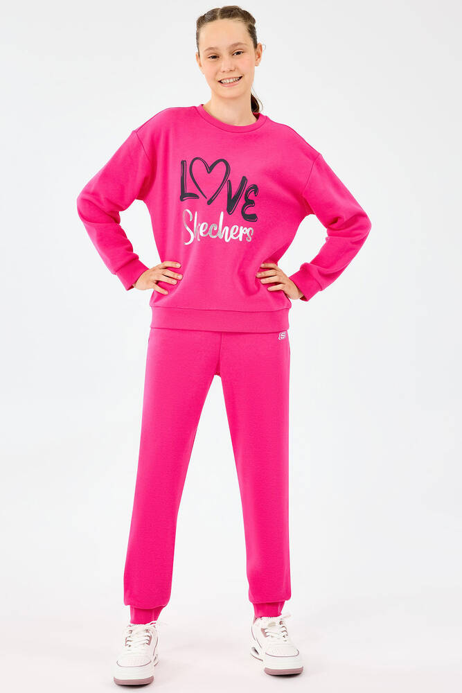 Kız Çocuk ESS Eşofman Alt SK2520006-3586 Pembe 