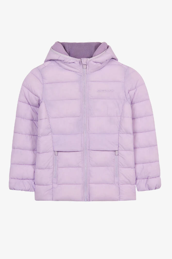 Kız Çocuk Essential Hooded Ceket SK2620100-4342 Mor  - 2