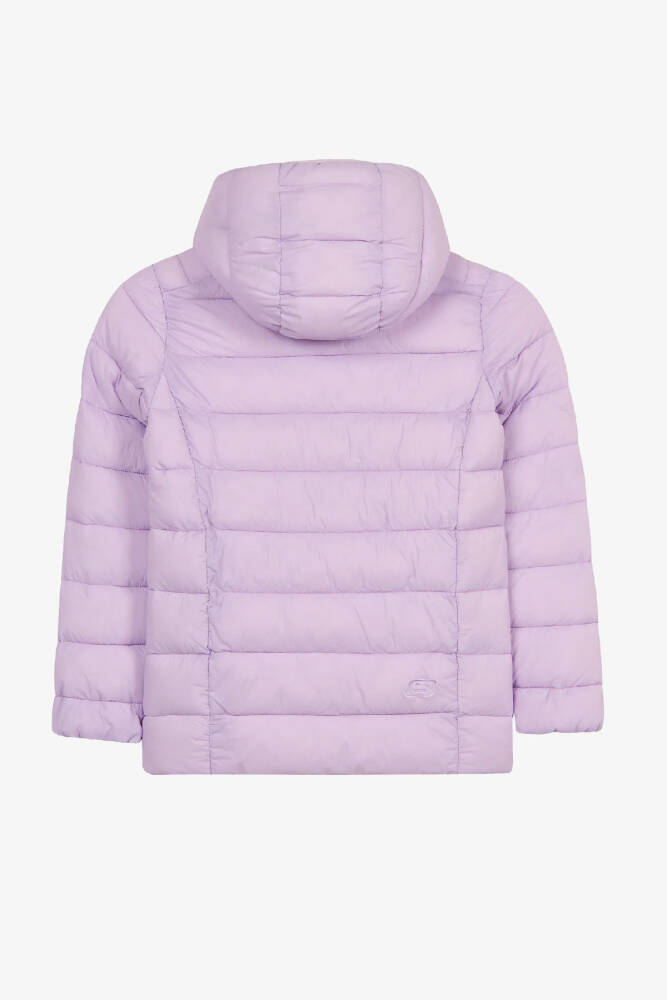 Kız Çocuk Essential Hooded Ceket SK2620100-4342 Mor  - 3