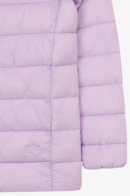 Kız Çocuk Essential Hooded Ceket SK2620100-4342 Mor  - 6