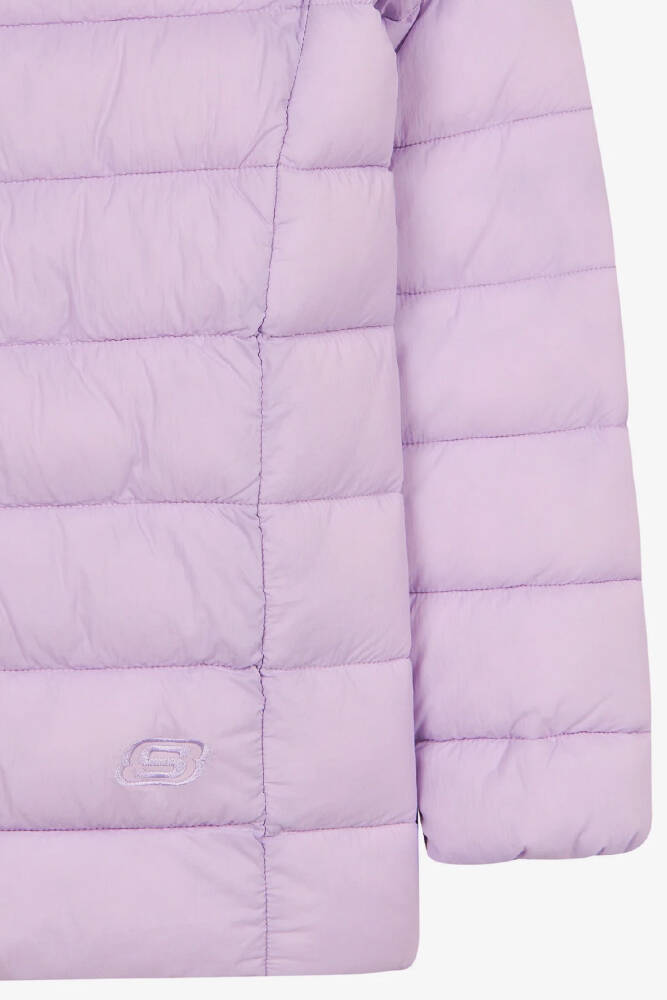 Kız Çocuk Essential Hooded Ceket SK2620100-4342 Mor  - 6
