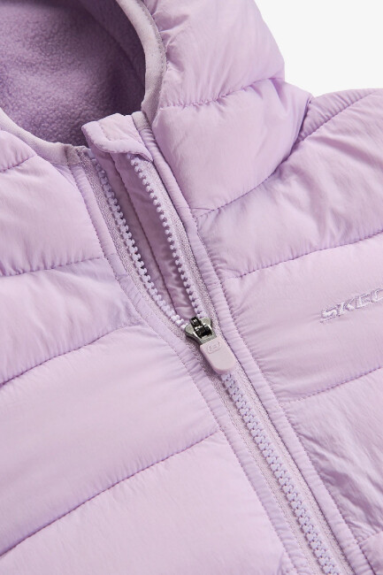 Kız Çocuk Essential Hooded Ceket SK2620100-4342 Mor  - 7