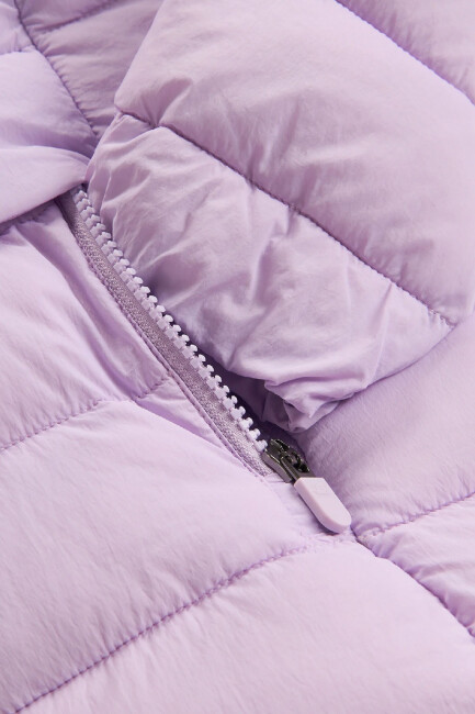 Kız Çocuk Essential Hooded Ceket SK2620100-4342 Mor  - 8
