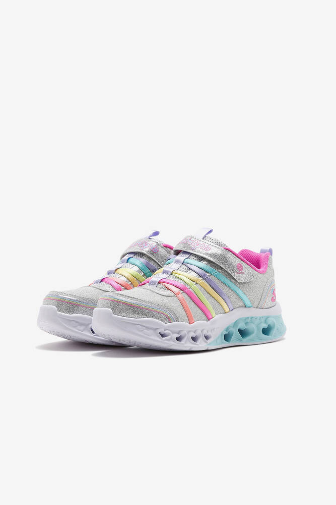 Kız Çocuk Flutter Heart Lights Ayakkabı 303252L SMLT Gri 