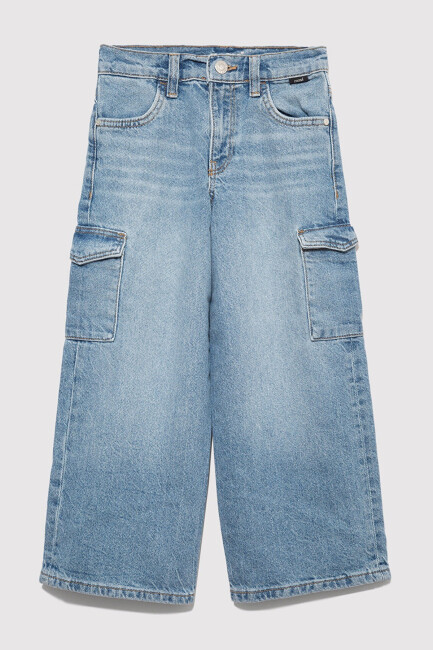 Kız Çocuk Jean Pantolon 7010723-90879 Mavi  - 5