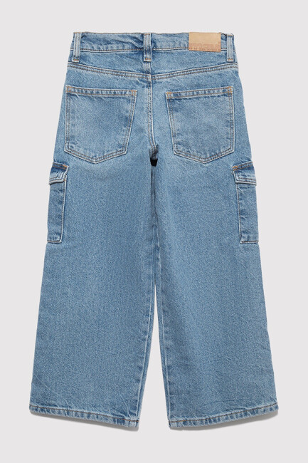 Kız Çocuk Jean Pantolon 7010723-90879 Mavi  - 6