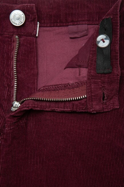 Kız Çocuk Kadife Pantolon 7020048-70426 Bordo (2)