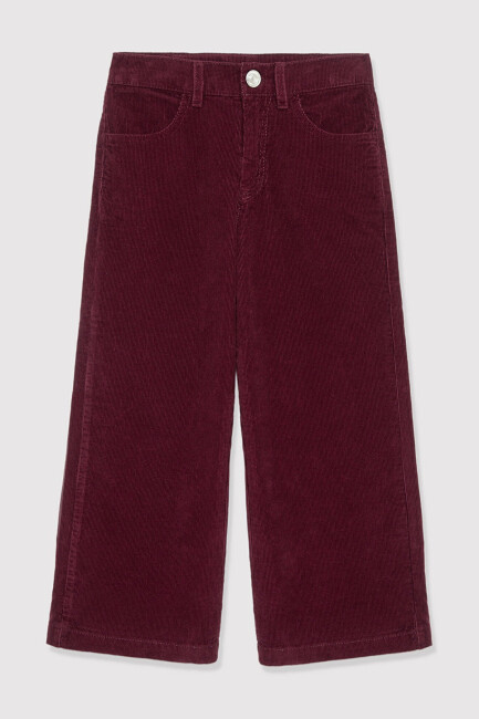 Kız Çocuk Kadife Pantolon 7020048-70426 Bordo 