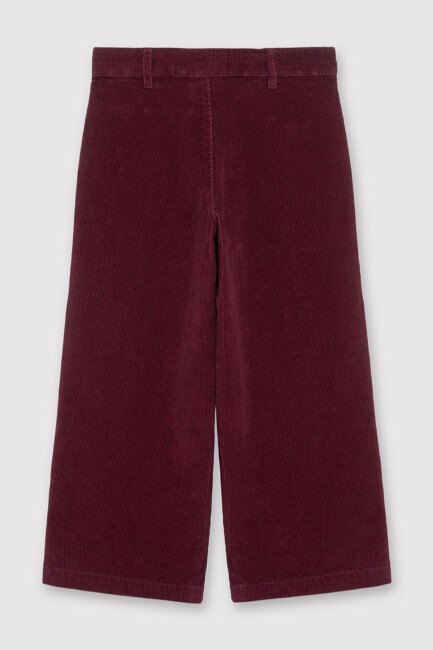 Kız Çocuk Kadife Pantolon 7020048-70426 Bordo  (1)