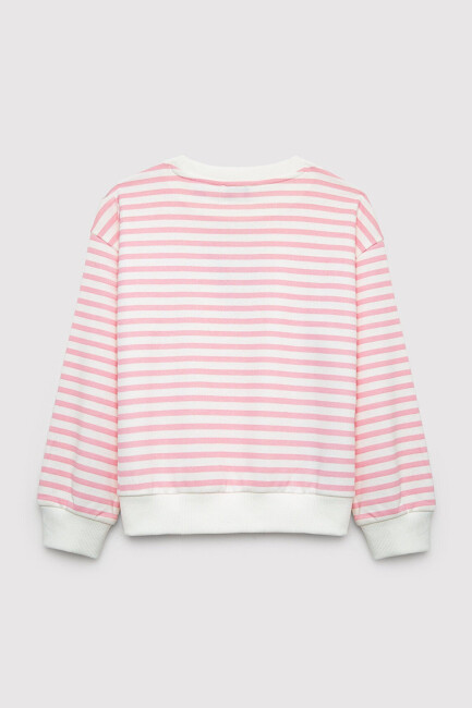Kız Çocuk Kuromı Baskılı Sweat 7S10201-91630 Pembe (2)