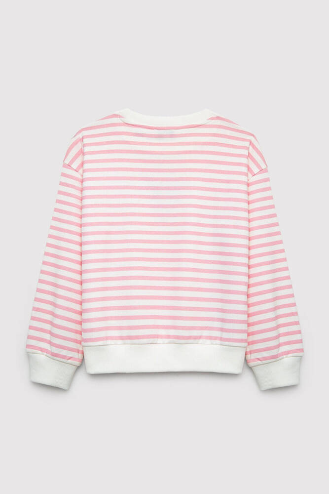 Kız Çocuk Kuromı Baskılı Sweat 7S10201-91630 Pembe - 3