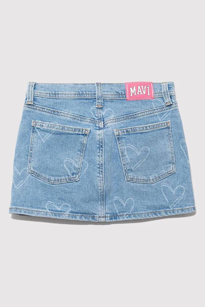 Kız Çocuk Layna Denim Etek 7310000-89486 Mavi 