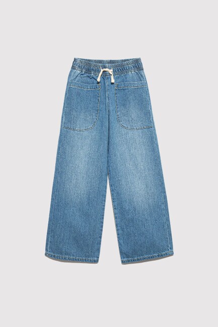 Kız Çocuk Loco Jean Pantolon 7010405-A3047 Mavi 