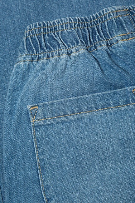 Kız Çocuk Loco Jean Pantolon 7010405-A3047 Mavi  (1)