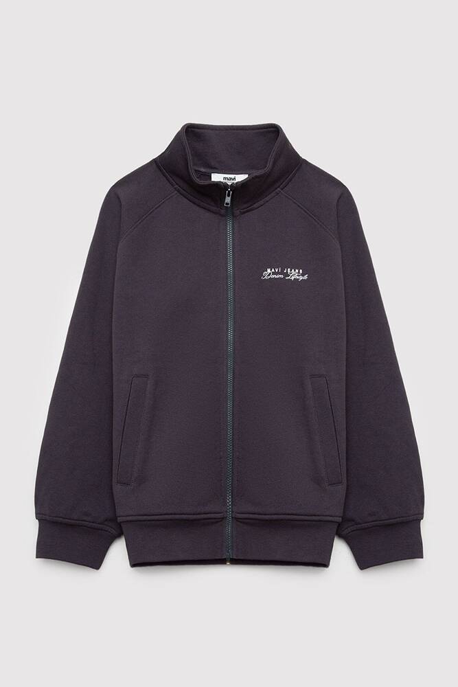 Kız Çocuk Logo Sweat 7S10192-70087 Gri 