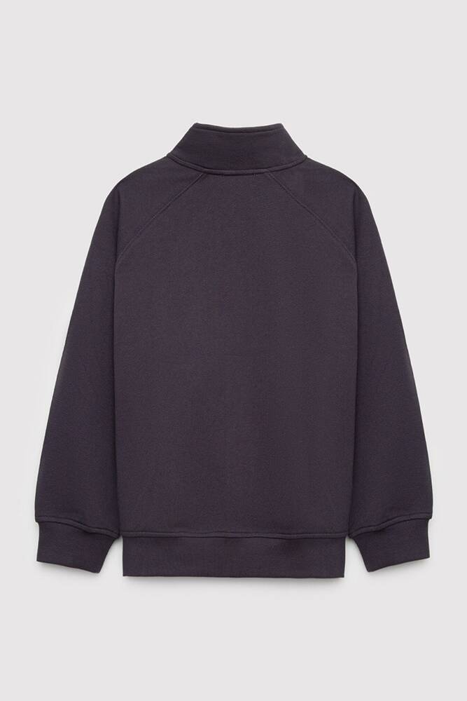 Kız Çocuk Logo Sweat 7S10192-70087 Gri 