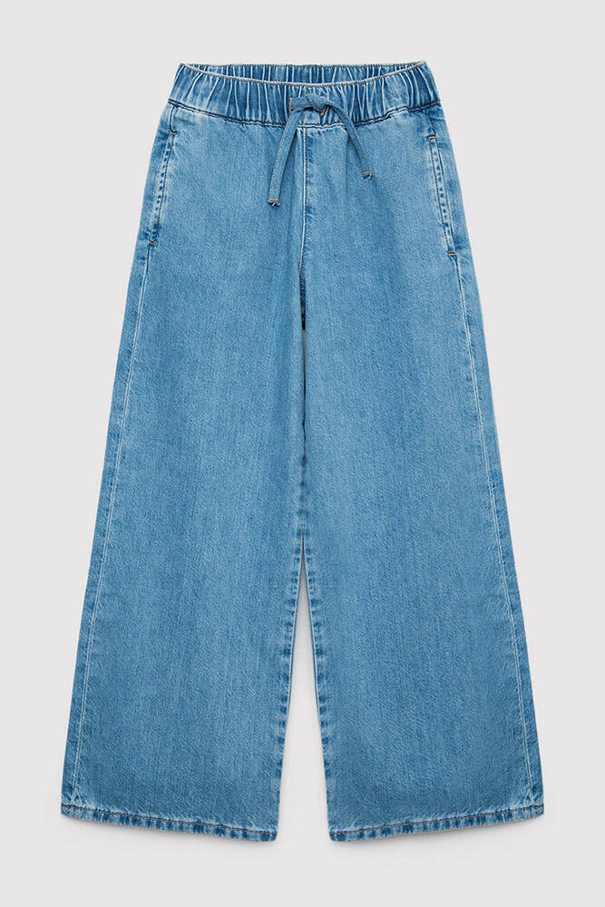 Kız Çocuk Loko Jean Pantolon 7010405-A3344 Mavi 