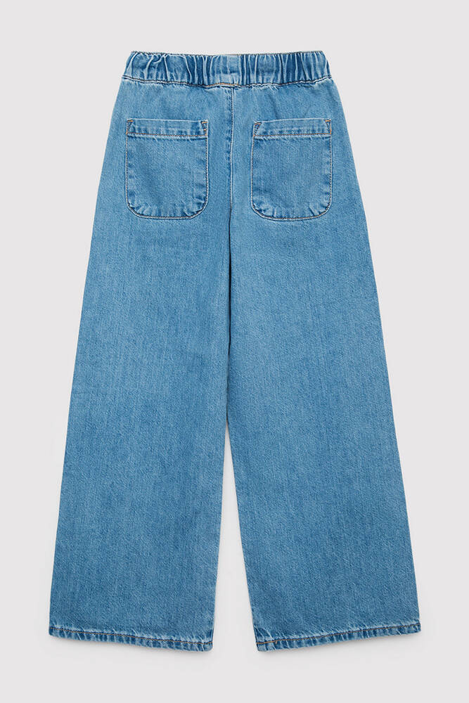 Kız Çocuk Loko Jean Pantolon 7010405-A3344 Mavi 
