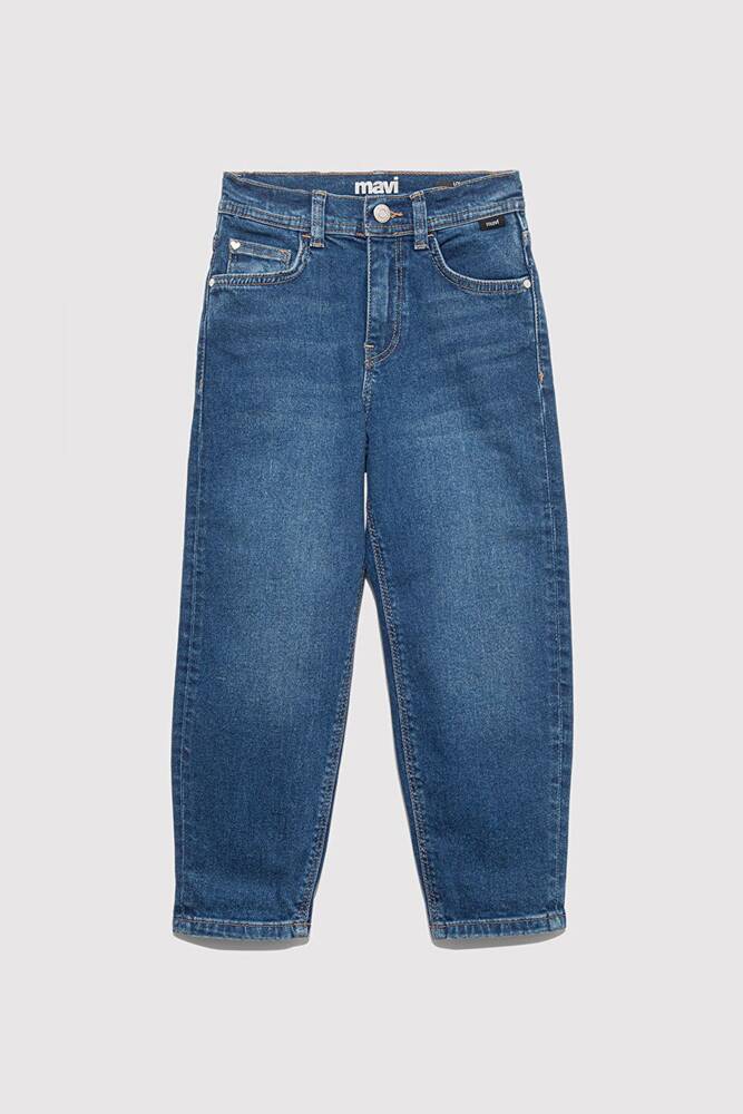 Kız Çocuk Lol Jean Pantolon 7010037-90876 Mavi 