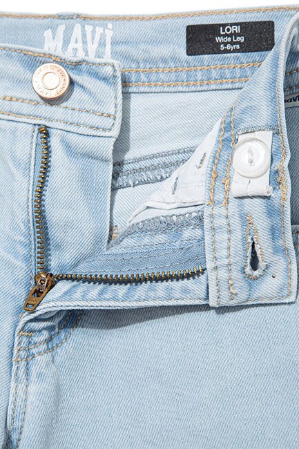 Kız Çocuk Lori 90S Jean Pantolon 7010036-84473 Mavi - Thumbnail