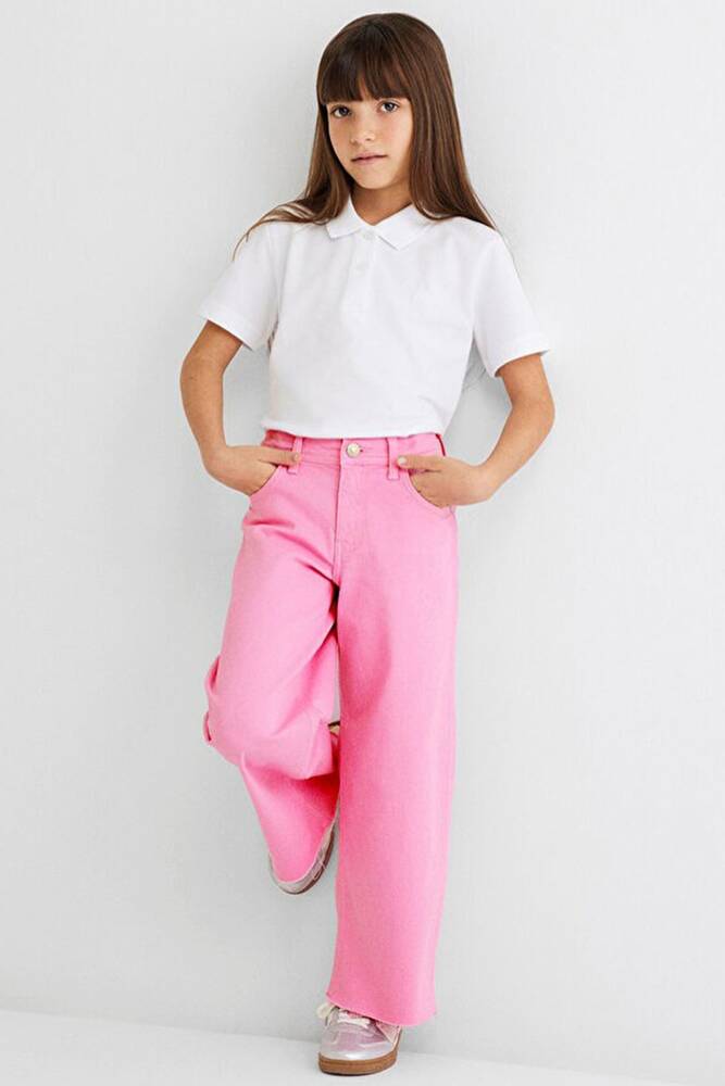 Kız Çocuk Lori 90S Jean Pantolon 7010036-86707 Pembe 