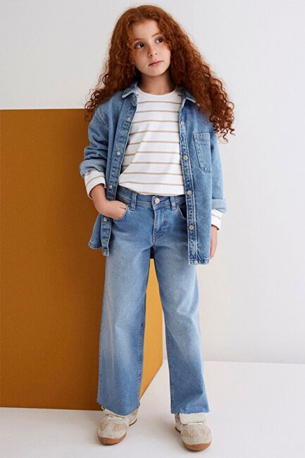 Kız Çocuk LORI Jean Pantolon 7010036-82083 Mavi (1)