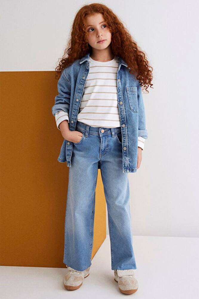 Kız Çocuk LORI Jean Pantolon 7010036-82083 Mavi 