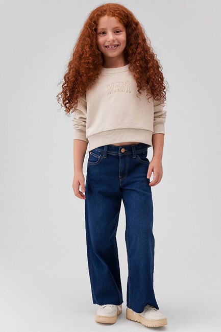 Kız Çocuk LORI Jean Pantolon 7010036-88225 Lacivert (2)