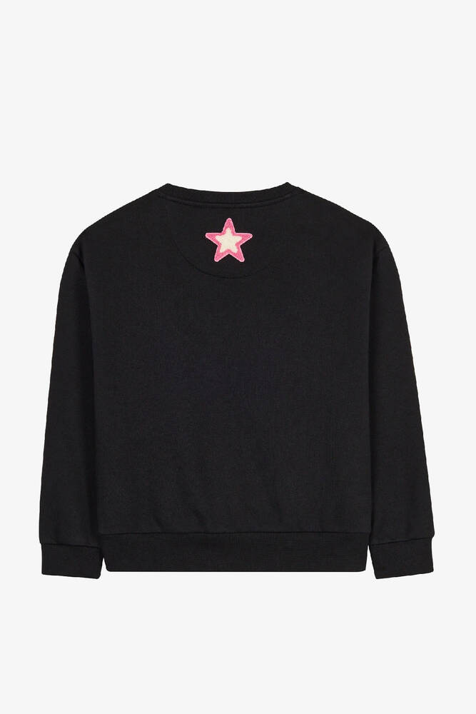 Kız Çocuk Lw Collage Sweat SK2620117-3817 Siyah 