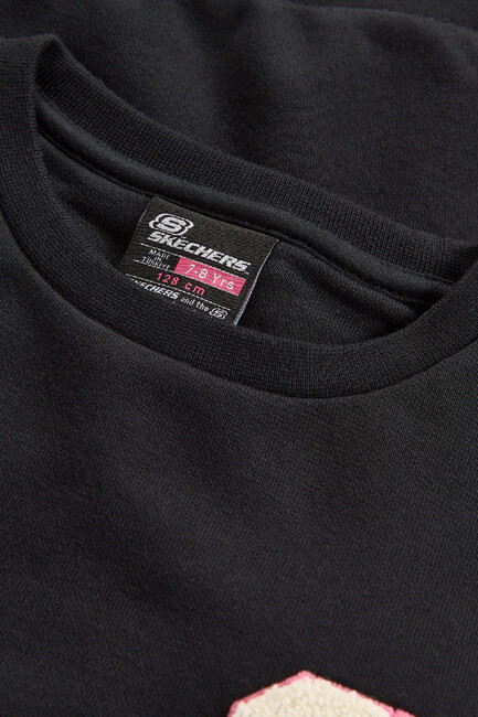 Kız Çocuk Lw Collage Sweat SK2620117-3817 Siyah - Thumbnail