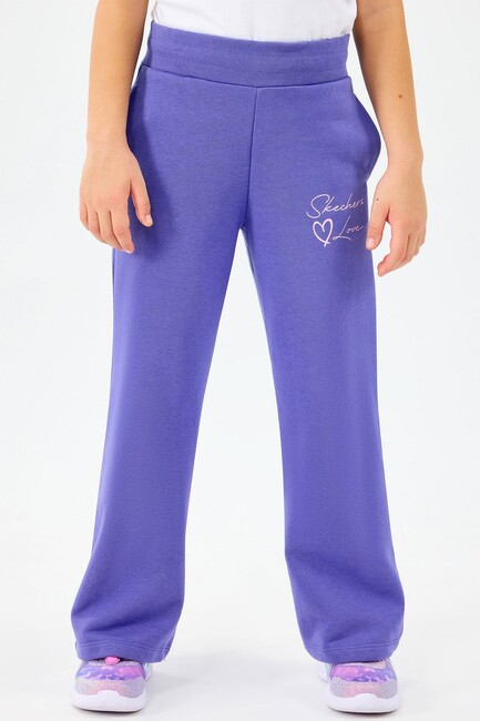 Kız Çocuk Lw Fleece Eşofman Alt SK2520004-3996 Mor (2)