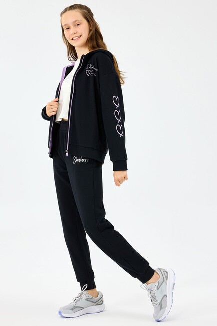 Kız Çocuk Lw Fleece Eşofman Alt SK2520005-1602 Siyah (1)