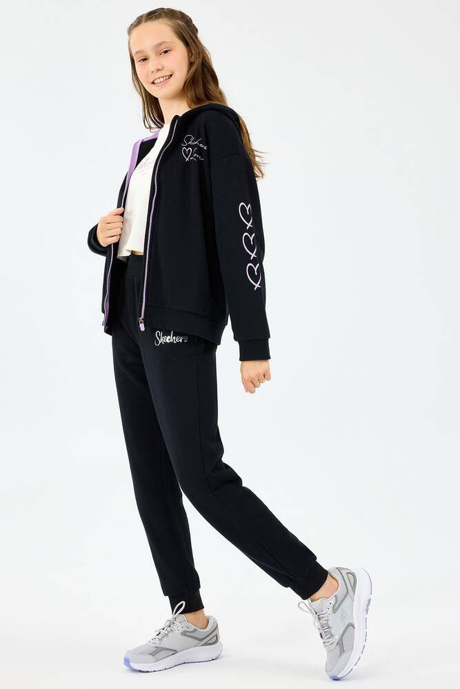 Kız Çocuk Lw Fleece Eşofman Alt SK2520005-1602 Siyah 