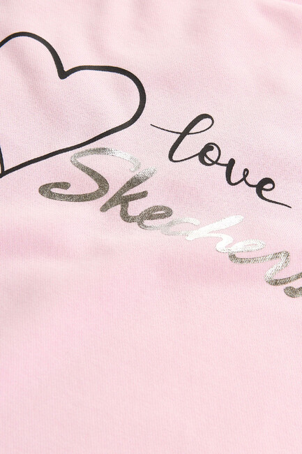 Kız Çocuk Lw Fleece Sweat SK2620139-0098 Pembe - Thumbnail