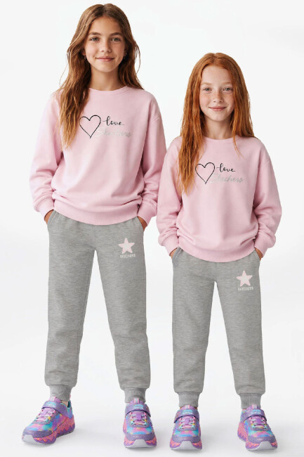 Kız Çocuk Lw Fleece Sweat SK2620139-0098 Pembe