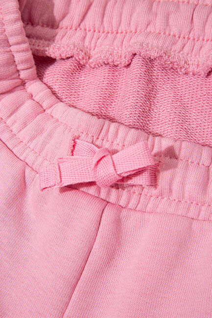 Kız Çocuk Mavi Baskılı Örme Şort 7410002-70972 Pembe - Thumbnail