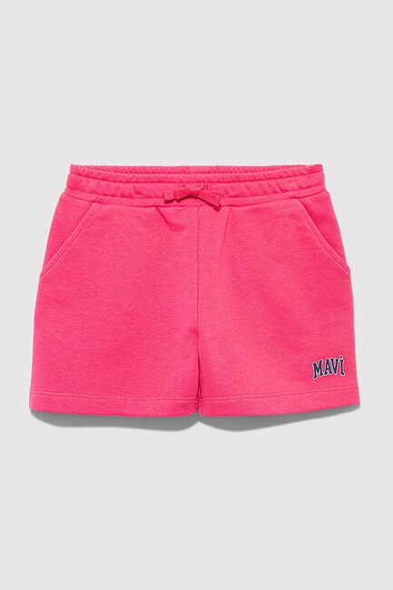 Kız Çocuk Mavi Baskılı Örme Şort 7410002-71111 Pembe (2)