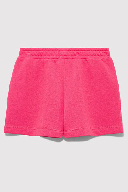 Kız Çocuk Mavi Baskılı Örme Şort 7410002-71111 Pembe - Thumbnail