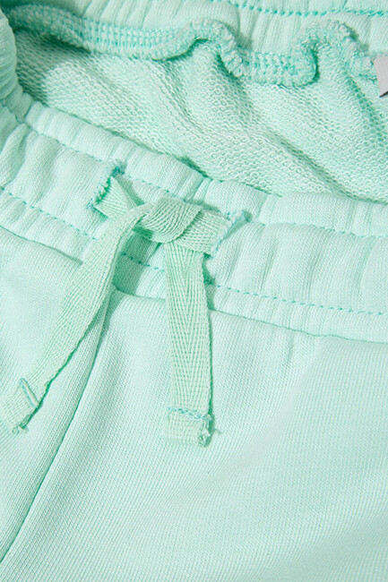 Kız Çocuk Mavi Baskılı Örme Şort 7410002-71643 Turkuaz - Thumbnail