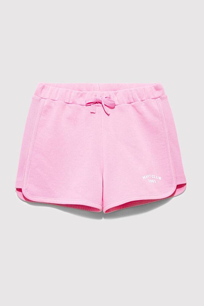 Kız Çocuk Mavi Club Baskılı Şort 7410008-70973 Pembe 