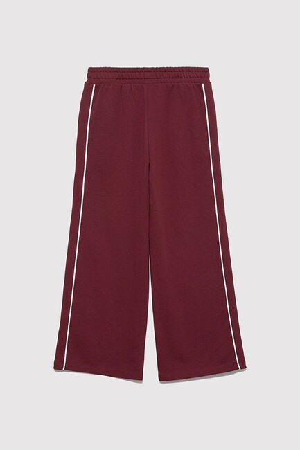 Kız Çocuk Mavi Jeans Baskılı Eşofman Altı 7010032-70393 Bordo - Thumbnail