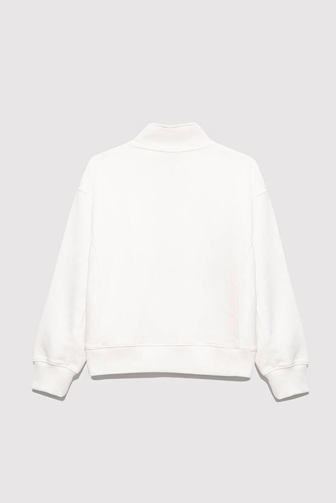 Kız Çocuk Mavi Jeans Baskılı Sweat 7S10130-70057 Siyah 