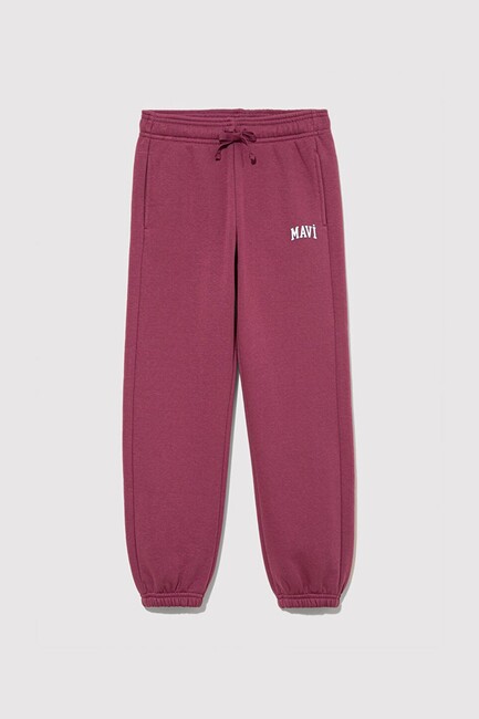 Kız Çocuk Mavi Logo Baskılı Eşofman Alt 7010000-70651 Mor (2)