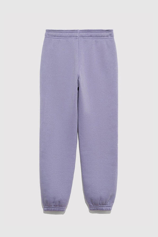 Kız Çocuk Mavi Logo Baskılı Eşofman Altı 7010000-88095 Mor 