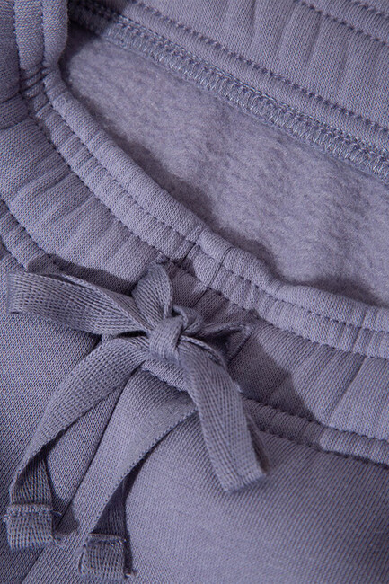 Kız Çocuk Mavi Logo Baskılı Eşofman Altı 7010000-88095 Mor - Thumbnail