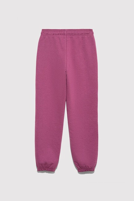 Kız Çocuk Mavi Logo Baskılı Örme Pantolon 7010041-70651 Mor (2)