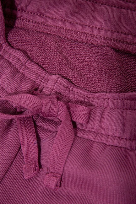 Kız Çocuk Mavi Logo Baskılı Örme Pantolon 7010041-70651 Mor (3)