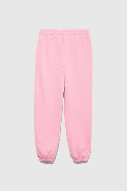 Kız Çocuk Mavi Logo Baskılı Örme Pantolon 7010041-70972 Pembe (2)