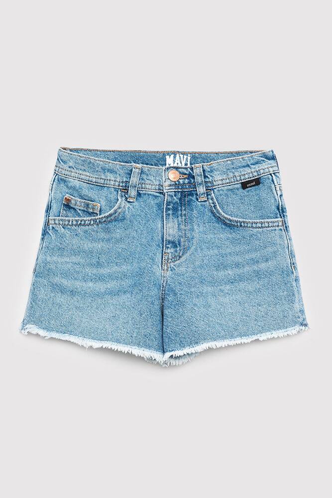 Kız Çocuk Melora Denim Şort 7410655-89489 Mavi 